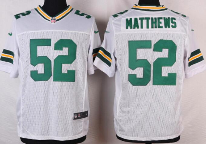 nike Green Bay Packers 52 MATTHEWS  white nfl elite jerseys