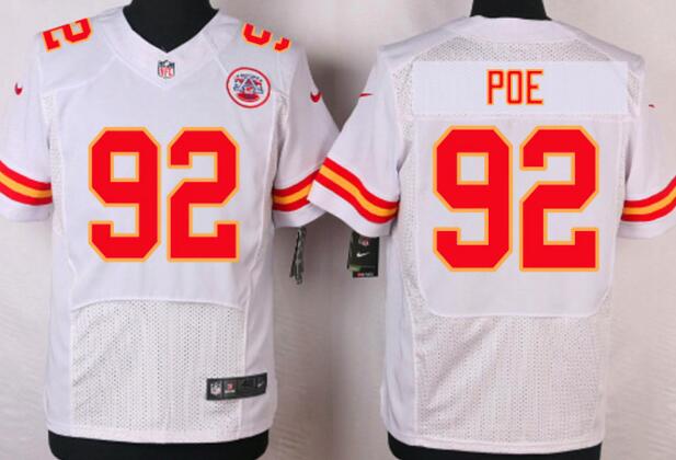 nike Kansas City Chiefs 92 NDontari Poe men Elite white nfl football Jersey