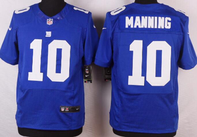 nike New York Giants 10 Eli Manning  Blue elite football jerseys