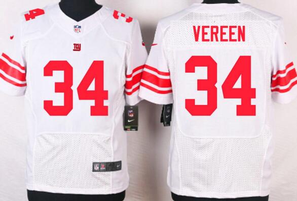 nike New York Giants 34 Shane Vereen elite white men nfl football jerseys