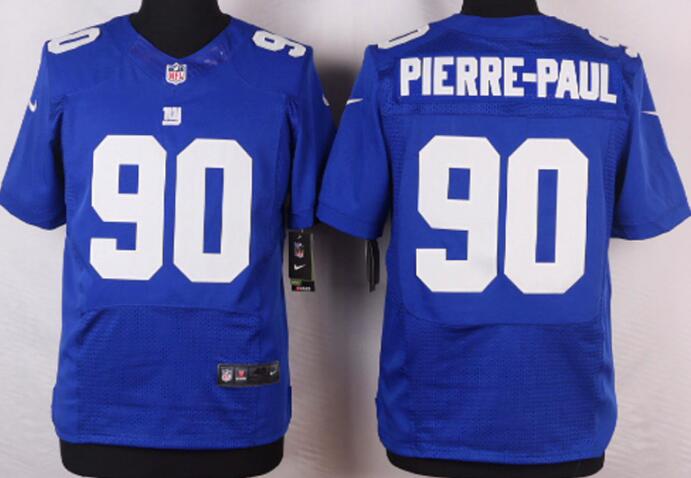 nike New York Giants 90 PIERRE-PAUL Blue elite football jerseys