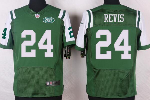 nike New York Jets 24 Darrelle Revis green elite men nfl football jerseys