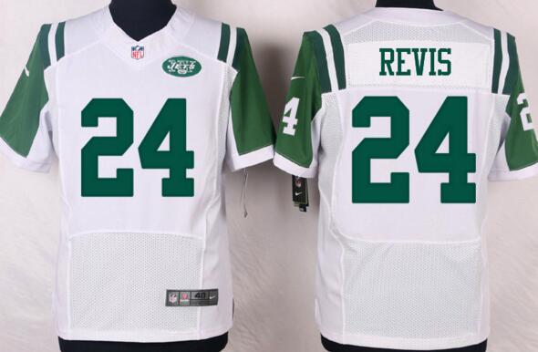 nike New York Jets 24 Darrelle Revis white elite men nfl football jerseys