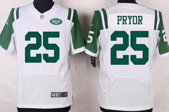 nike New York Jets 25 Calvin Pryor white elite men nfl football jerseys