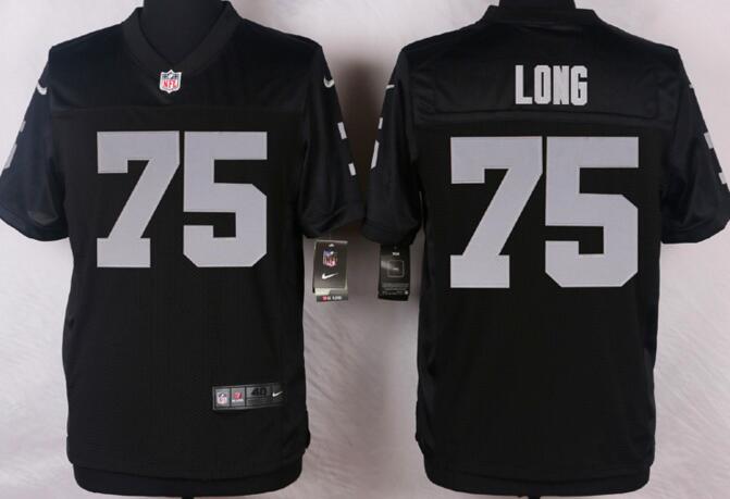 nike Oakland Raiders 75 H.Long Throwback black Jersey