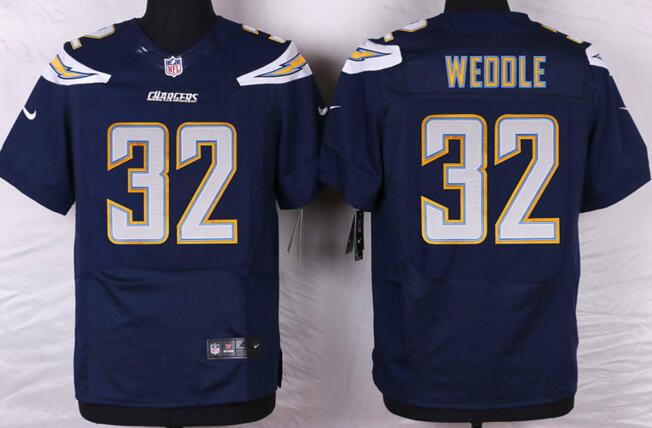 nike San Diego Chargers 32 WEDDLE blue elite nike nfl jersey