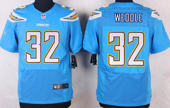 nike San Diego Chargers 32 WEDDLE skyblue elite nike nfl jersey