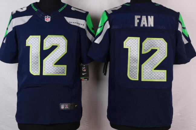 nike Seattle Seahawks 12 th Fan Blue NFL elite Jerseys