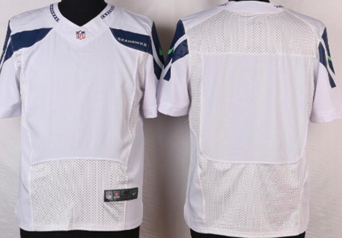 nike Seattle Seahawks blank white nfl elite Jerseys