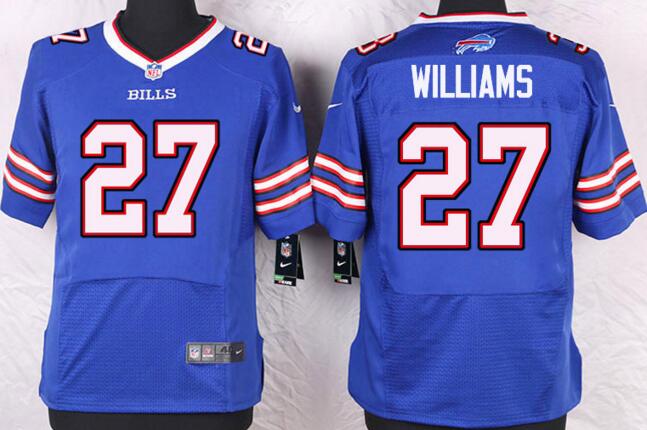 nike buffalo bills 27 williams elite blue nfl jerseys