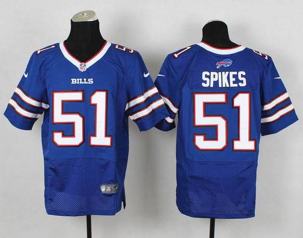 nike buffalo bills Brandon Spikes 51 blue elite nfl jerseys