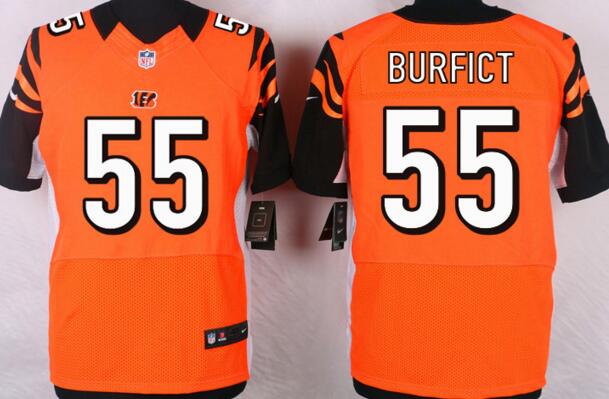 nike cincinnati bengals 55 Vontaze Burfict orange men elite nfl football jerseys