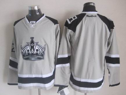 reebok  Los Angeles Kings blank gray men nhl ice hockey  jerseys