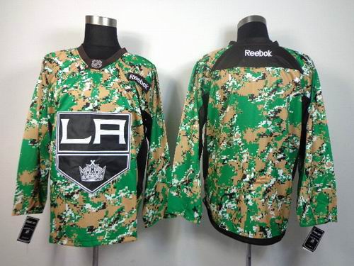 reebok Los Angeles Kings green camo men  nhl  ice hockey  jersey