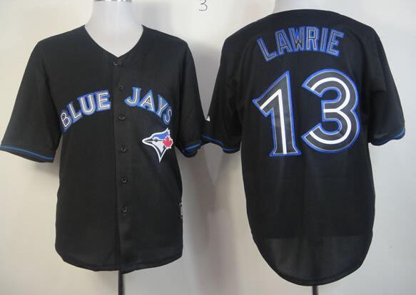 toronto blue jays 13 Brett Lawrie black men mlb baseball jerseys