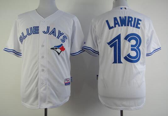 toronto blue jays 13 Brett Lawrie white men mlb baseball jerseys