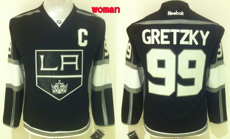 women  Los Angeles Kings #99 Wayne Gretzky CCM C Patch Jersey