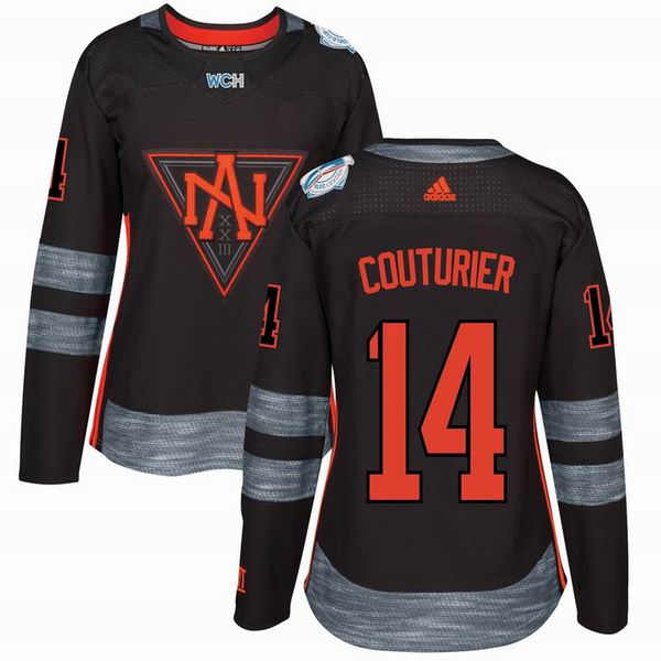 women 2016 The World Cup In North America #14 Sean Couturier Black NHL Jerseys