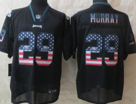 2014 New Nike Philadelphia Eagles 29 Murray USA Flag Fashion Black Elite Jerseys 2014 New Nike Philadelphia Eagles 29 Murray USA Flag Fashion Black Elite Jerseys