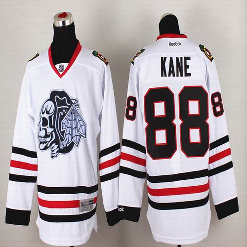 2015 Chicago Blackhawks 88 Patrick Kane White ice nhl Jersey
