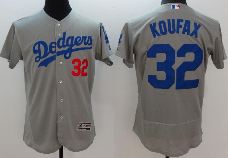 2016 Los Angeles Dodgers 32 Sandy Koufax gray men baseball mlb jerseys 2016 Los Angeles Dodgers 32 Sandy Koufax gray men baseball mlb jerseys