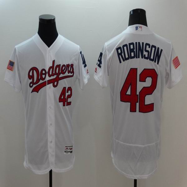 2016 Los Angeles Dodgers 42 Jackie Robinson white Flexbase Authentic Collection men baseball mlb Jersey(1) 2016 Los Angeles Dodgers 42 Jackie Robinson white Flexbase Authentic Collection men baseball mlb Jersey(1)