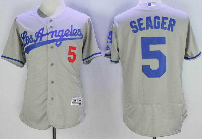 2016 Los Angeles Dodgers 5 Corey Seager gray Flexbase Authentic Collection men baseball mlb Jersey 2016 Los Angeles Dodgers 5 Corey Seager gray Flexbase Authentic Collection men baseball mlb Jersey