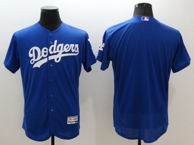 2016 Los Angeles Dodgers blank blue elite men baseball mlb jersey