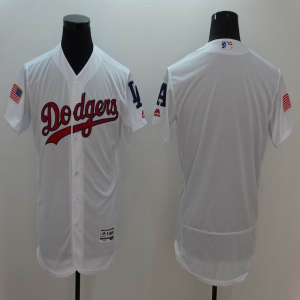 2016 Los Angeles Dodgers blank white Flexbase Authentic Collection men baseball mlb Jersey(1)