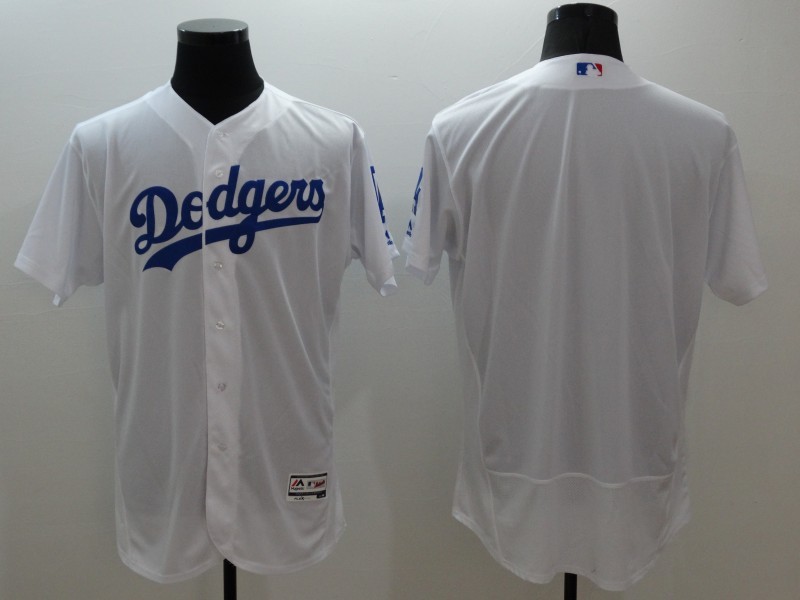 2016 Los Angeles Dodgers blank white elite men baseball mlb jersey