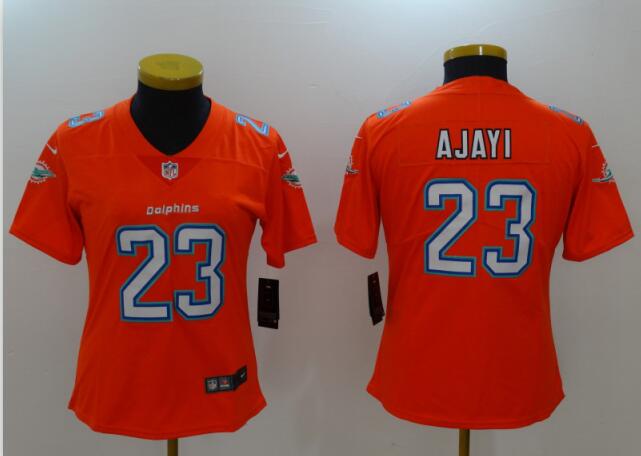 Women Miami Dolphins Jay Ajayi Nike Orange Vapor Untouchable Color Rush Player Jersey Women Miami Dolphins Jay Ajayi Nike Orange Vapor Untouchable Color Rush Player Jersey