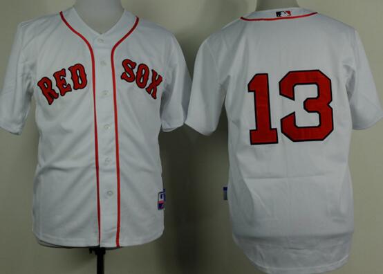 Boston Red Sox 13 Hanley Ramirez white MLB Jerseys