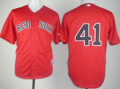 Boston Red Sox 41 Blank red men baseball mlb Jerseys Boston Red Sox 41 Blank red men baseball mlb Jerseys