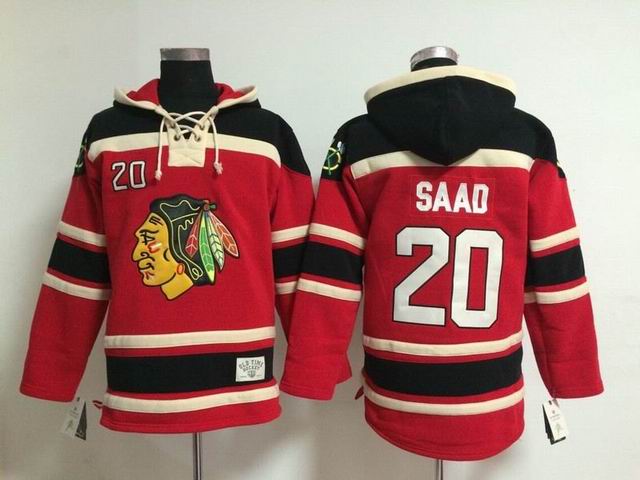 Chicago Blackhawks #20 Brandon Saad Red NHL Hooded Sweatshirt Chicago Blackhawks #20 Brandon Saad Red NHL Hooded Sweatshirt