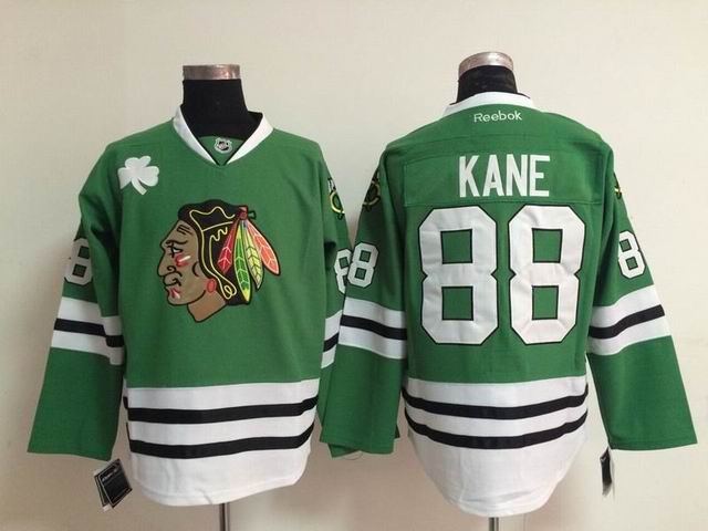 Chicago Blackhawks #88 Patrick Kane Green Ice hockey Jersey Chicago Blackhawks #88 Patrick Kane Green Ice hockey Jersey