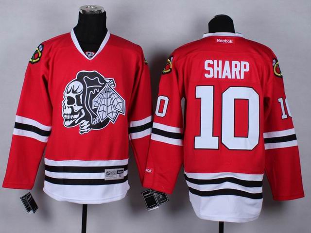Chicago Blackhawks 10 Patrick Sharp red ice hockey jerseys Chicago Blackhawks 10 Patrick Sharp red ice hockey jerseys