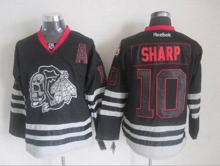 Chicago Blackhawks 10 SHARP Reebok black ice nhl Jersey Chicago Blackhawks 10 SHARP Reebok black ice nhl Jersey