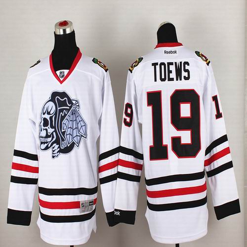 Chicago Blackhawks 19 Jonathan Toews white men ice hockey nhl jerseys
