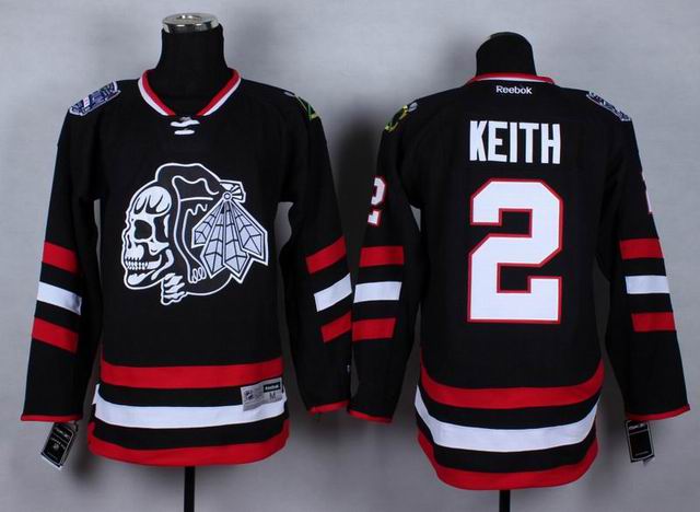 Chicago Blackhawks 2 Duncan Keith black Ice hockey jerseys Chicago Blackhawks 2 Duncan Keith black Ice hockey jerseys