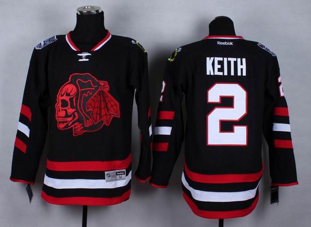 Chicago Blackhawks 2 Duncan Keith black Ice hockey men jersey Chicago Blackhawks 2 Duncan Keith black Ice hockey men jersey