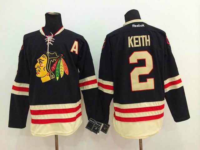 Chicago Blackhawks 2 Duncan Keith black Reebok Ice hockey Jersey A patch Chicago Blackhawks 2 Duncan Keith black Reebok Ice hockey Jersey A patch