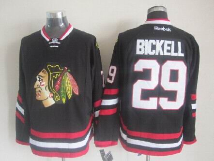 Chicago Blackhawks 29 BICKELL black men nhl ice hockey jerseys