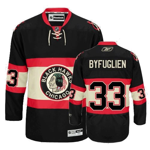 Chicago Blackhawks 33 BYFUGLIEN Black men ice hockey nhl jerseys