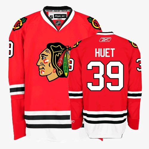 Chicago Blackhawks 39 HUET Red men ice hockey nhl jerseys Chicago Blackhawks 39 HUET Red men ice hockey nhl jerseys
