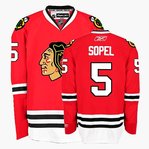 Chicago Blackhawks 5 Brent Sopel Red men nhl hockey Jerseys Chicago Blackhawks 5 Brent Sopel Red men nhl hockey Jerseys