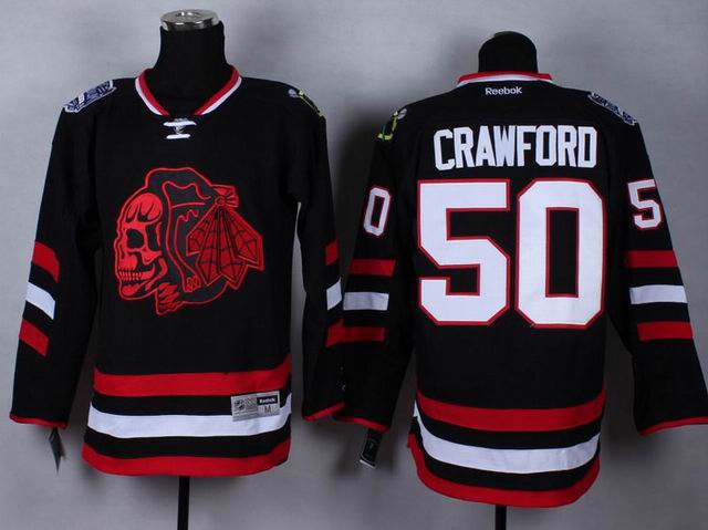 Chicago Blackhawks 50 Corey Crawford black Ice Hockey Jersey(1) Chicago Blackhawks 50 Corey Crawford black Ice Hockey Jersey(1)