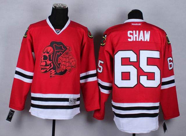 Chicago Blackhawks 65  Andrew Shaw  red new Ice hockey Jerseys