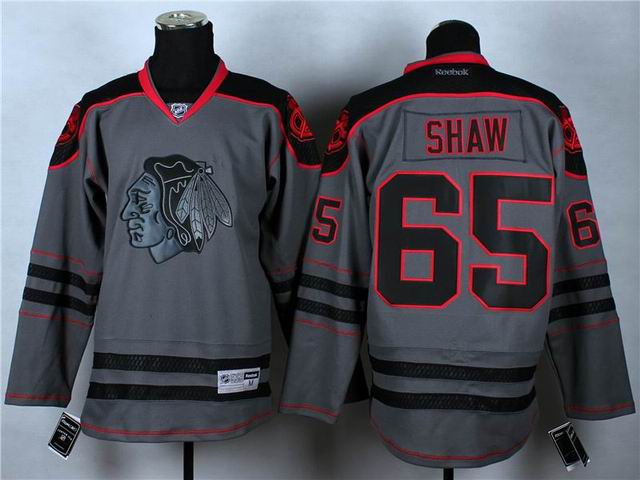 Chicago Blackhawks 65 Andrew Shaw gray Ice hockey men jerseys Chicago Blackhawks 65 Andrew Shaw gray Ice hockey men jerseys