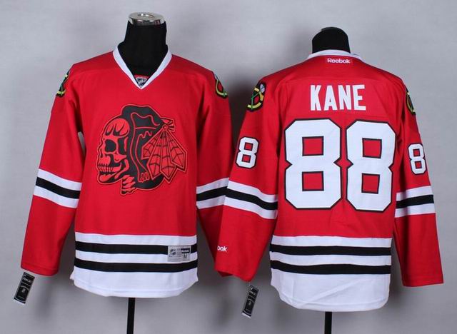 Chicago Blackhawks 88 Patrick Kane red men ice hockey jersey