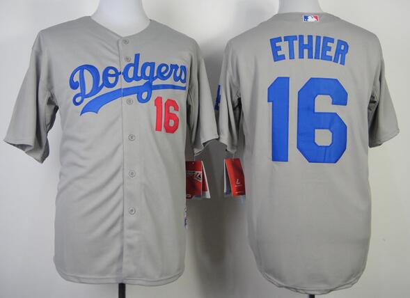 Los Angeles Dodgers 16 Andre Ethier gray men baseball mlb jerseys Los Angeles Dodgers 16 Andre Ethier gray men baseball mlb jerseys